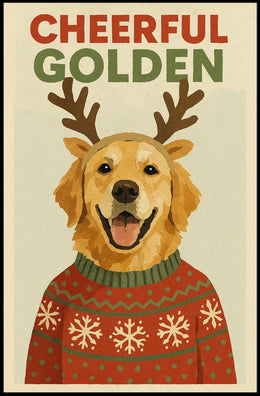Cheerful Golden Poster