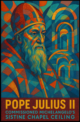 Abstract Victorian Era Architecture Art Poster