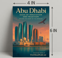 Abu Dhabi Modern Architectural Fusion Urban or Cityscape Poster