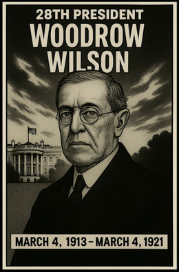 Woodrow Wilson 28Th President Poster