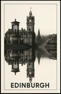 Edinburgh Reflection Poster