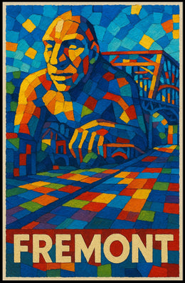 Fremont Mosaic Art Poster