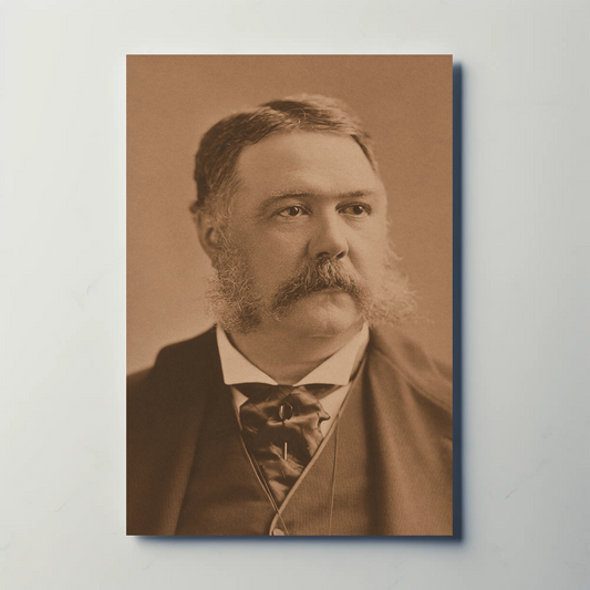 Chester A. Arthur 21st President Sepia Photo