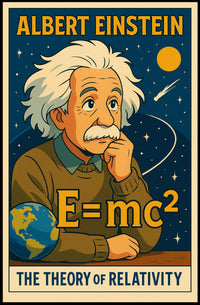 Albert Einstein The Theory Of Poster