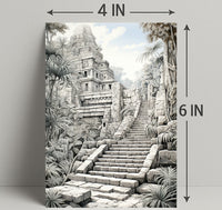 Ancient Temple In The Jungle Poster