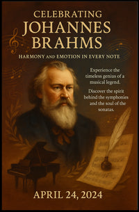 Celebrating Johannes Brahms Poster