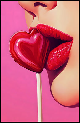 Sweet Temptation Pop Art Wall Poster Print