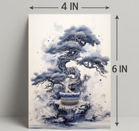 Serene Bonsai Art Poster PosterGoat