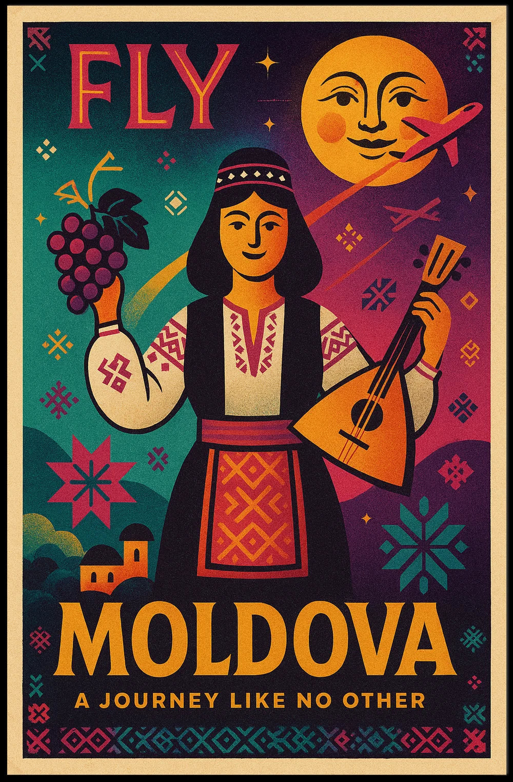 Moldova Travel Celebration Cultural or Heritage Poster PosterGoat