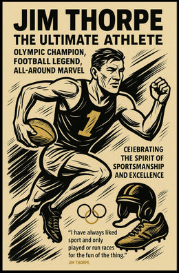 Jim Thorpe The Ultimate Athlete Jim Thorpe Poster