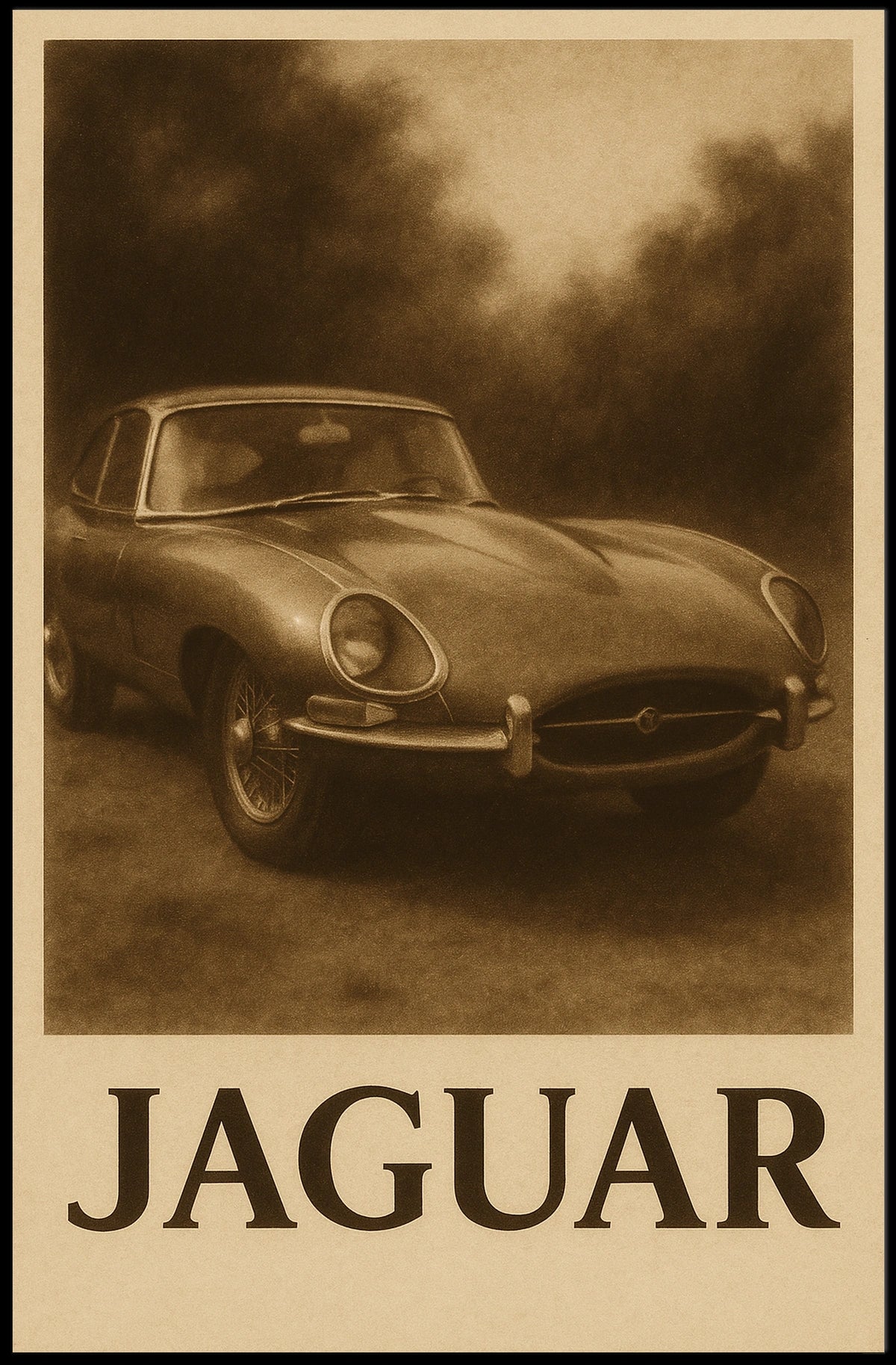 Classic Jaguar Elegance Poster