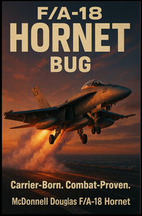 F/A-18 Hornet Takes Flight - Poster