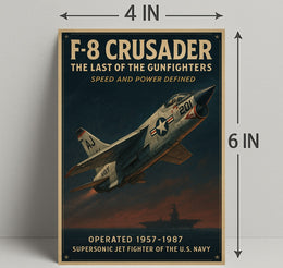 F-8 Crusader The Last of the Gunfighters Poster PosterGoat