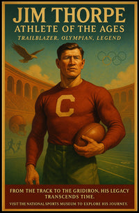 Jim Thorpe Legendary Athlete Jim Thorpe Poster