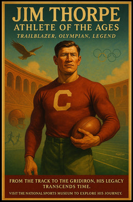 Jim Thorpe Legendary Athlete Jim Thorpe Poster