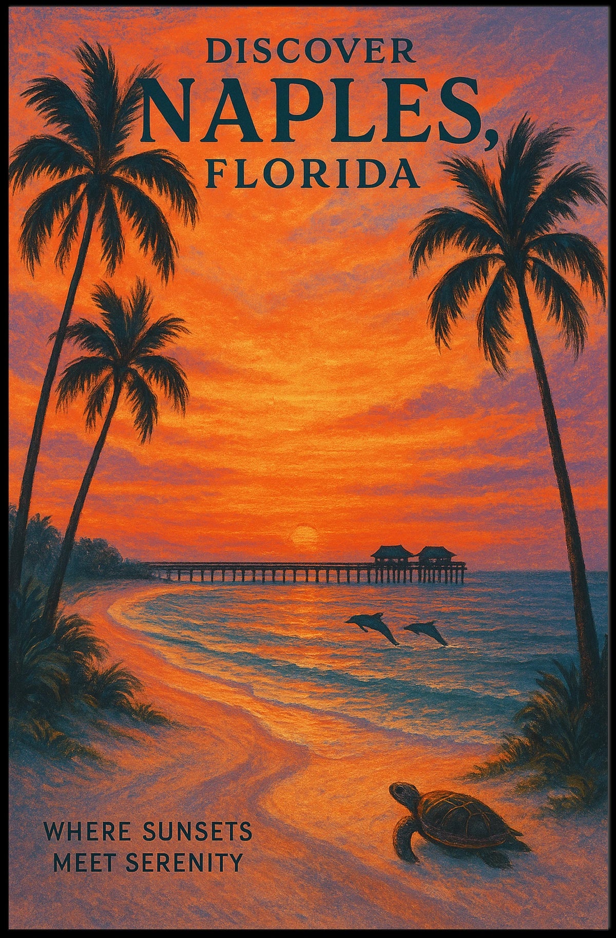 Discover Naples, Florida Poster