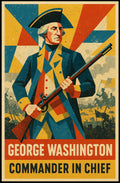 George Washington Commander In Chief Poster
