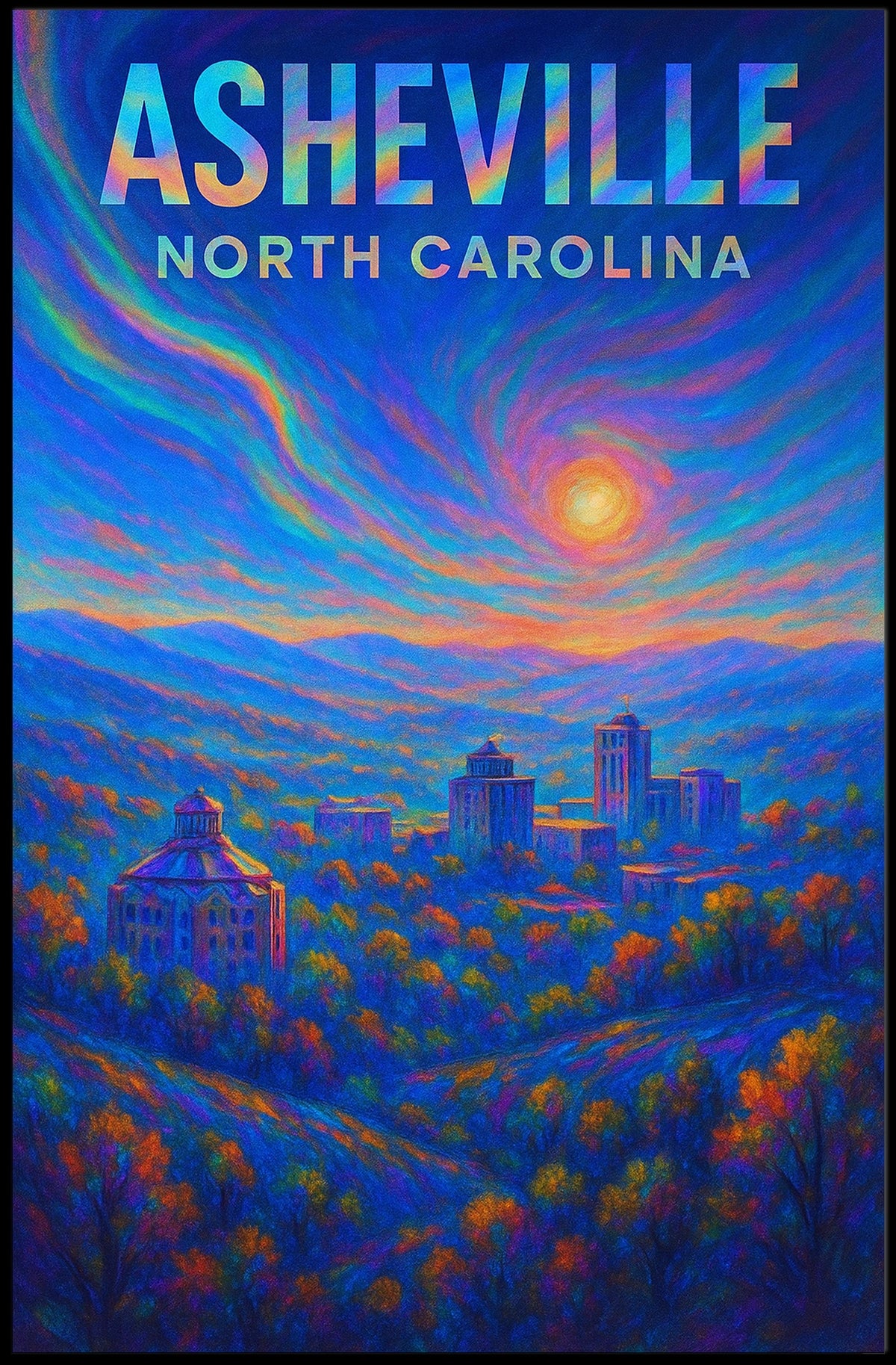 Asheville, North Carolina Poster
