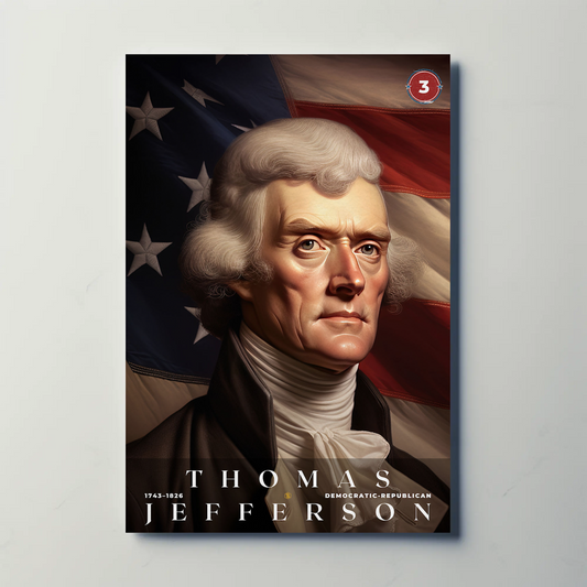 Thomas Jefferson 3rd President Of The United States Portrait