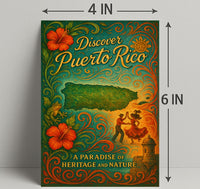 Discover Puerto Rico Vintage Poster Art PosterGoat