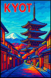 Kyoto Vibrance Poster