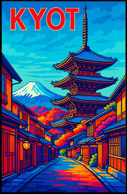 Kyoto Vibrance Poster