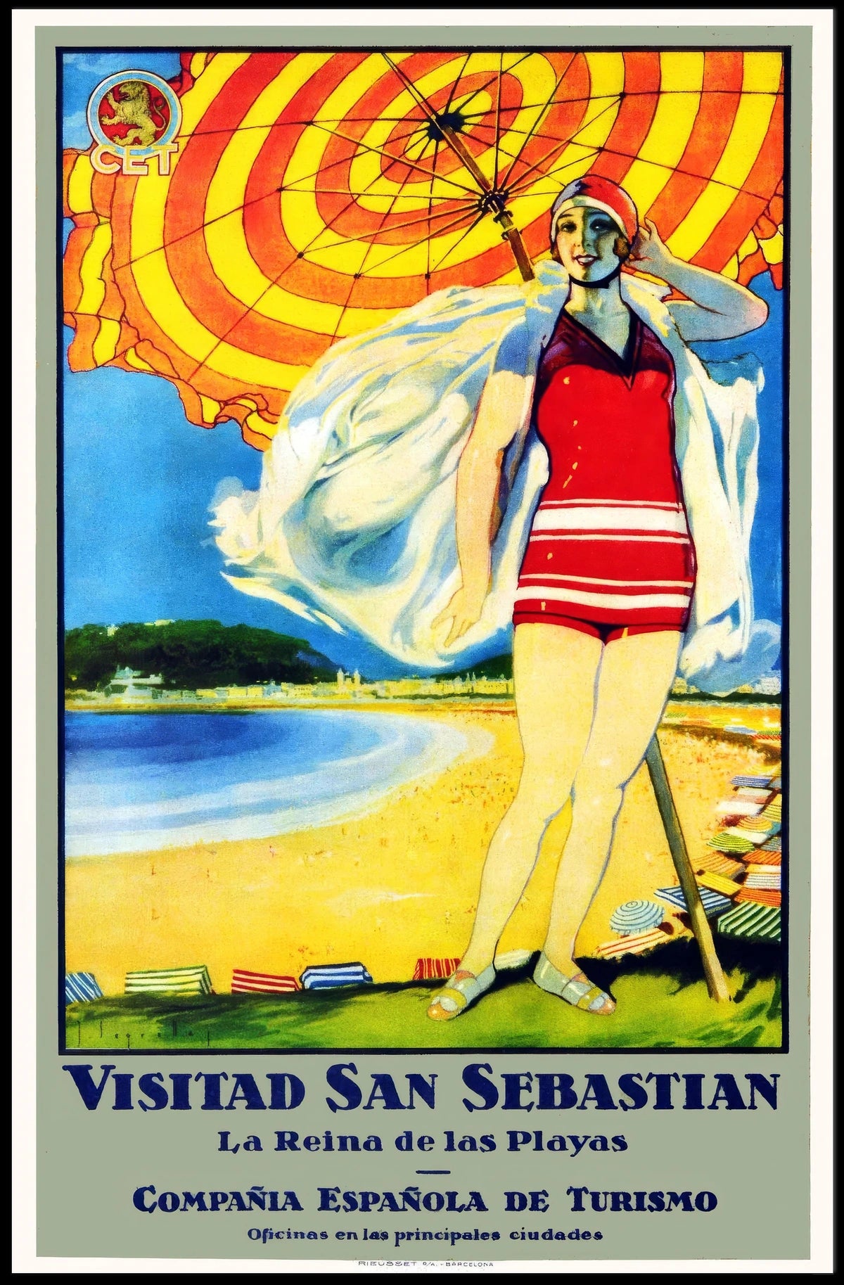Visit San Sebastian The Queen Of The Poster