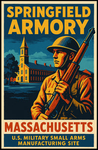 Springfield Armory Massachusetts Poster