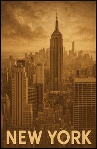 New York Skyline Poster
