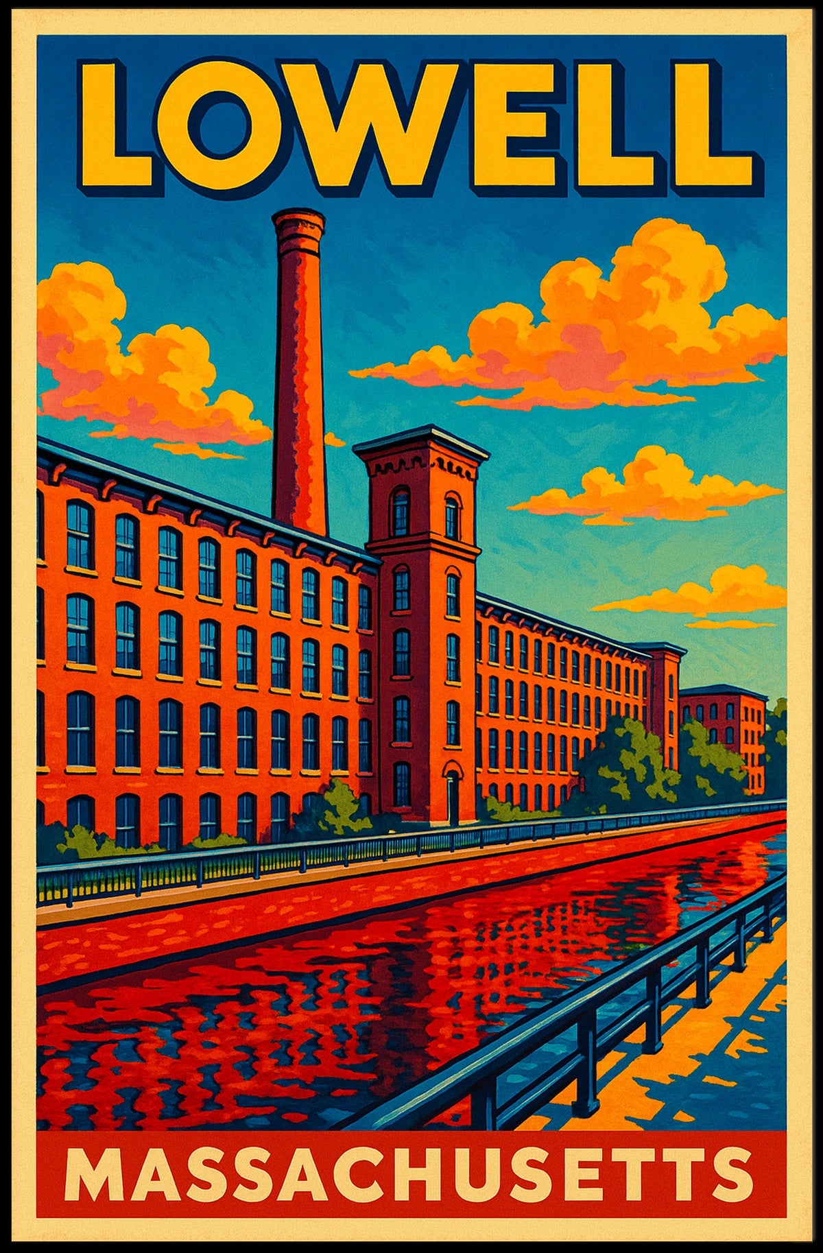 Lowell, Massachusetts Poster