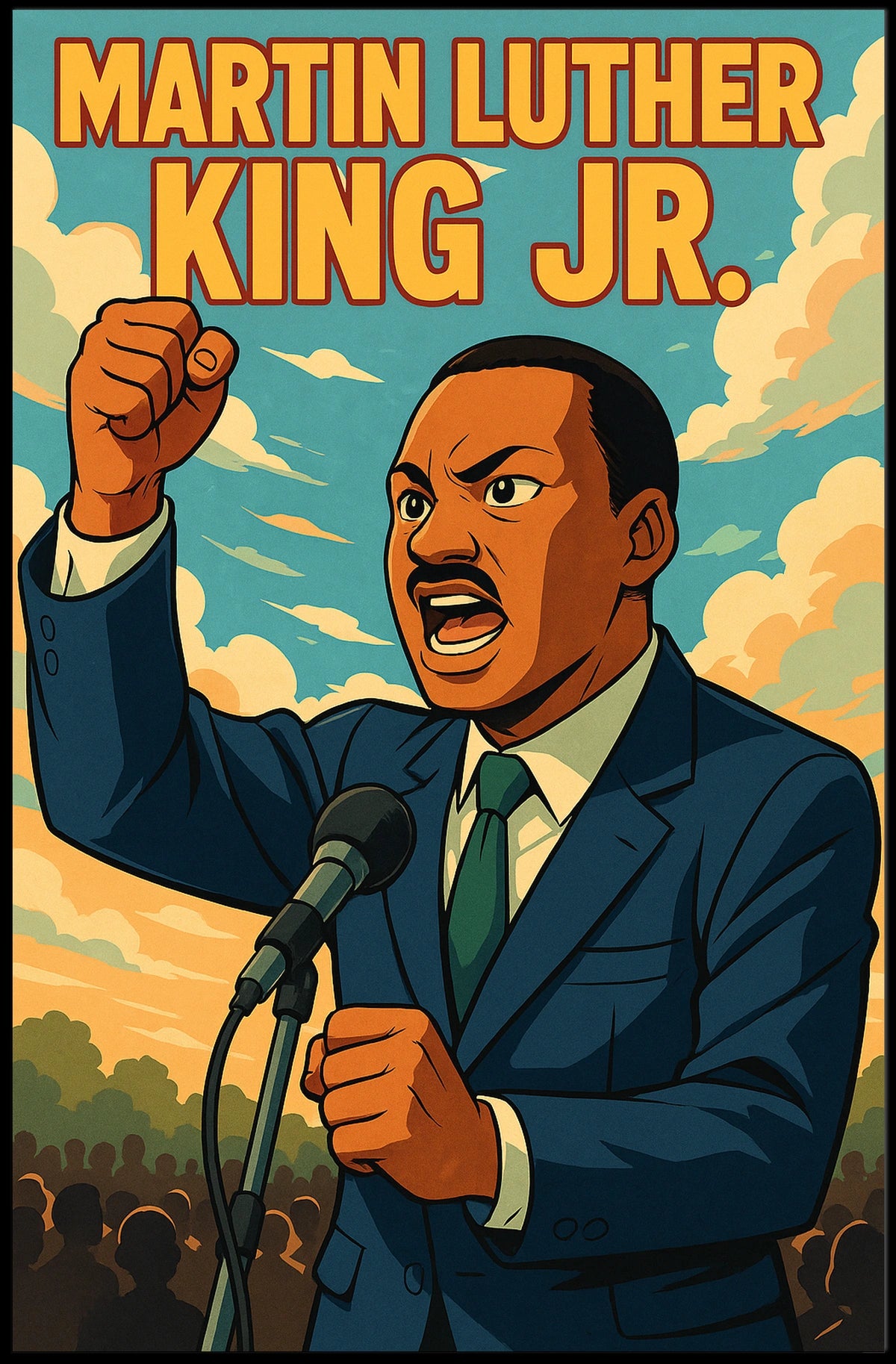 Martin Luther King Jr. Inspirational Poster