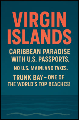 Virgin Islands Caribbean Paradise Poster