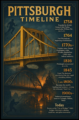 Pittsburgh Timeline Poster