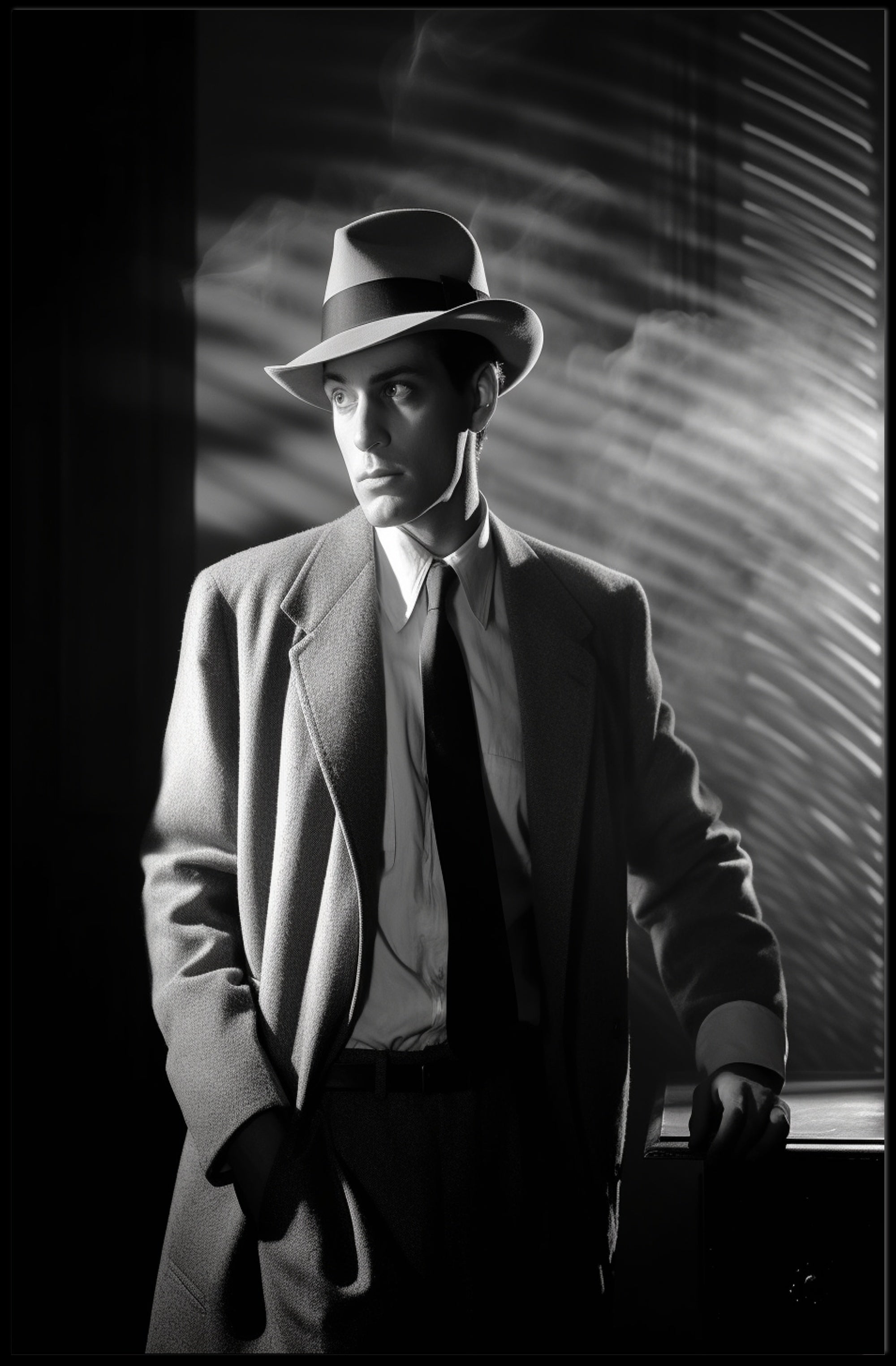Classic Noir Detective Poster