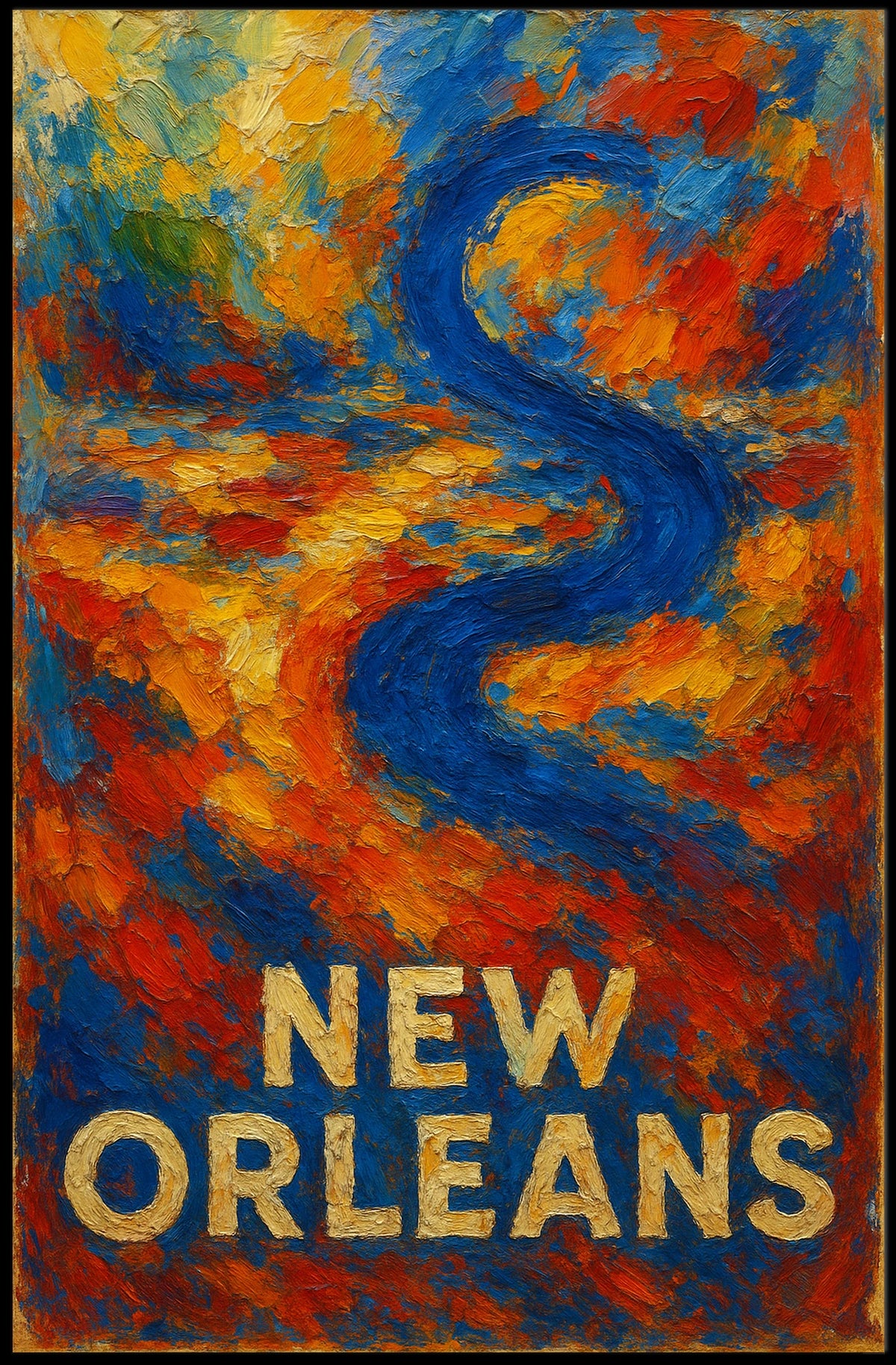 Vibrant New Orleans Poster