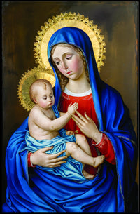 Mary and Jesus Poster