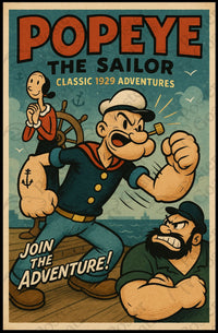 Join the Adventure with Vintage Nautical Pop Culture Poster