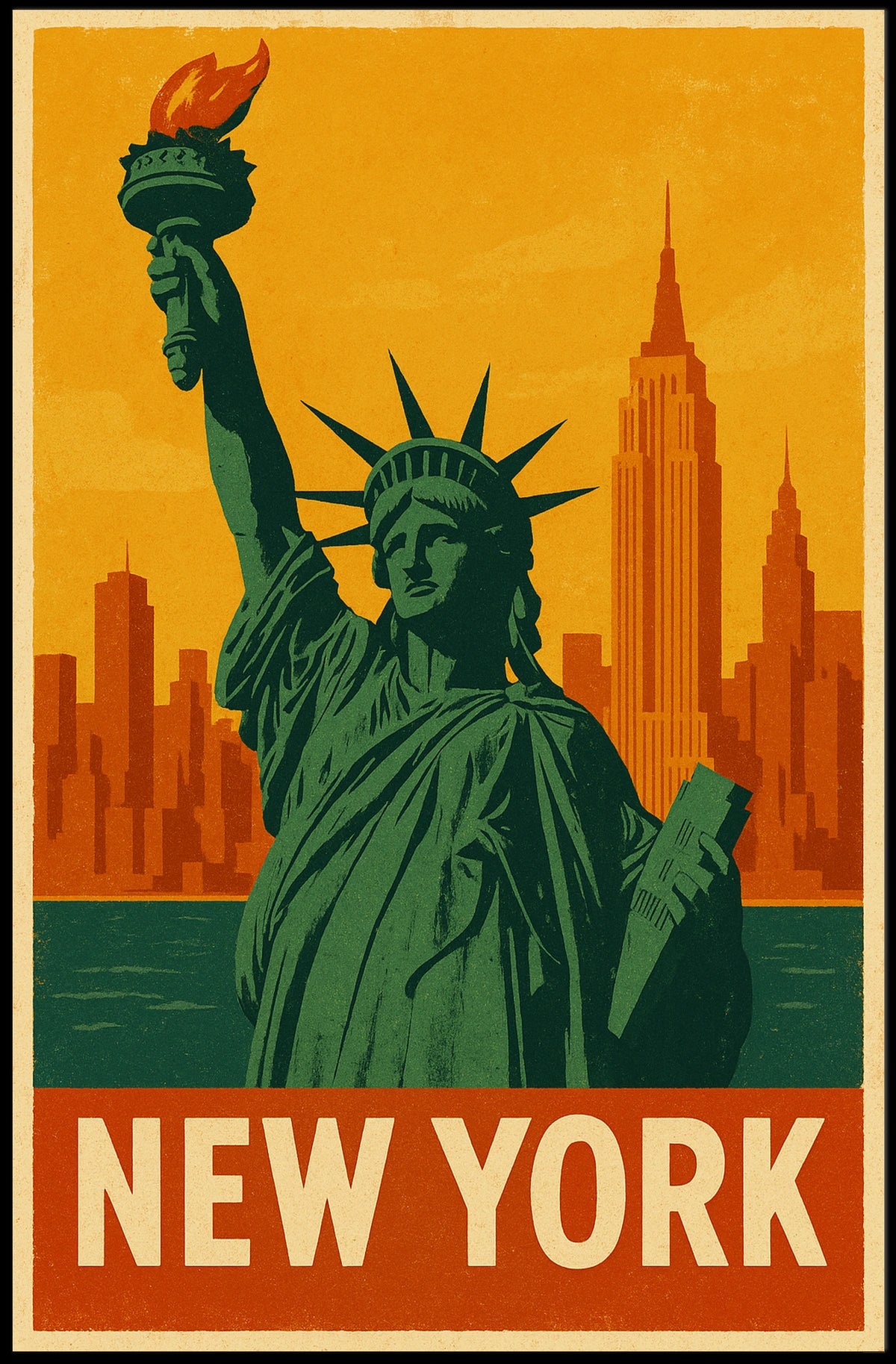 Iconic New York Poster