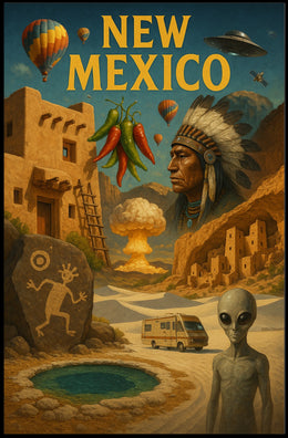 New Mexico Wonders Poster