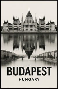 Budapest Reflection Poster
