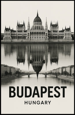 Budapest Reflection Poster
