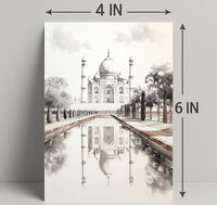 Timeless Beauty Of The Taj Mahal Poster