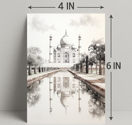 Timeless Beauty Of The Taj Mahal Poster