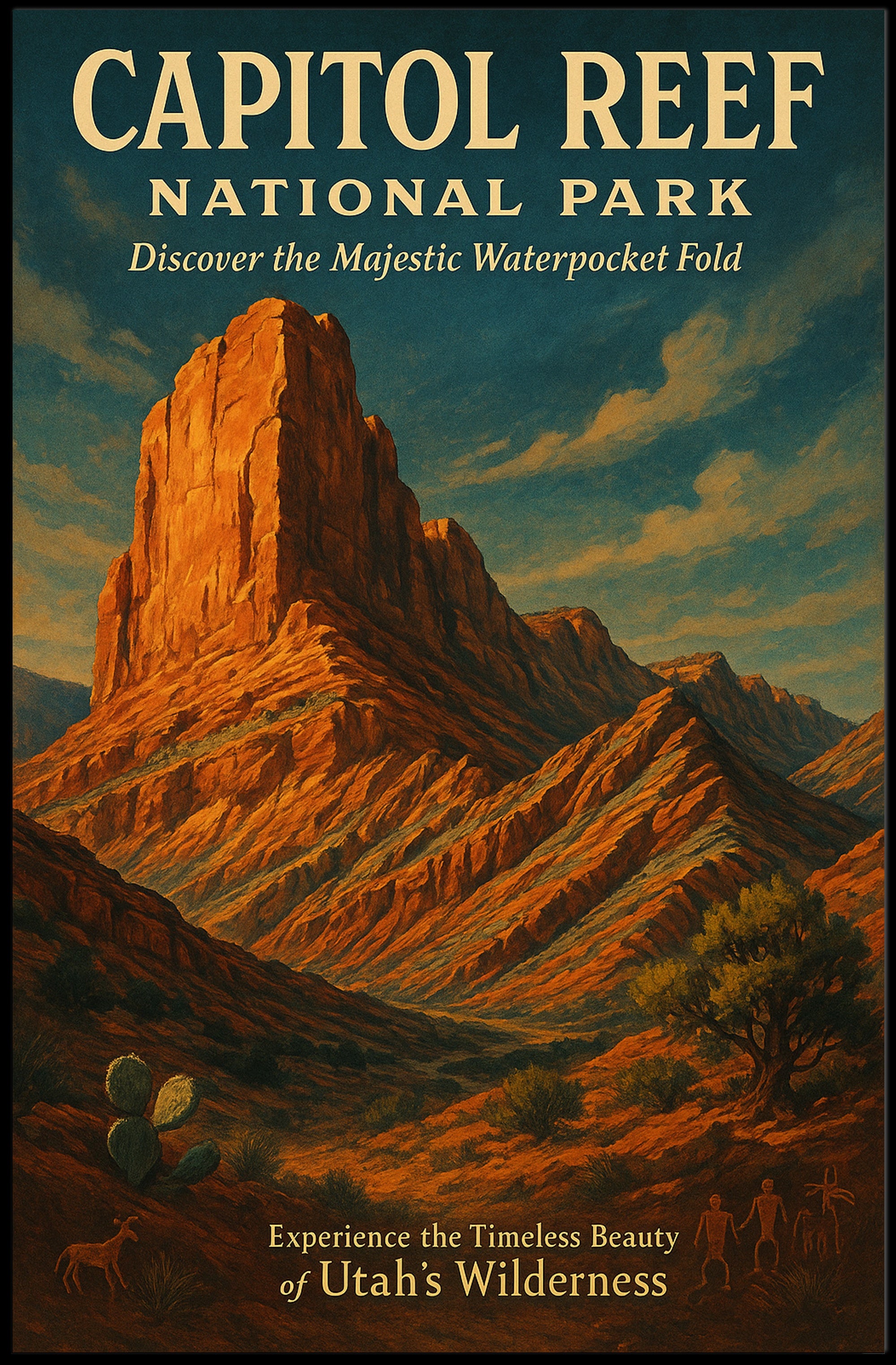Capitol Reef National Park Wall Art Print