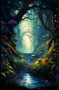 Enchanted Forest Pathway Poster