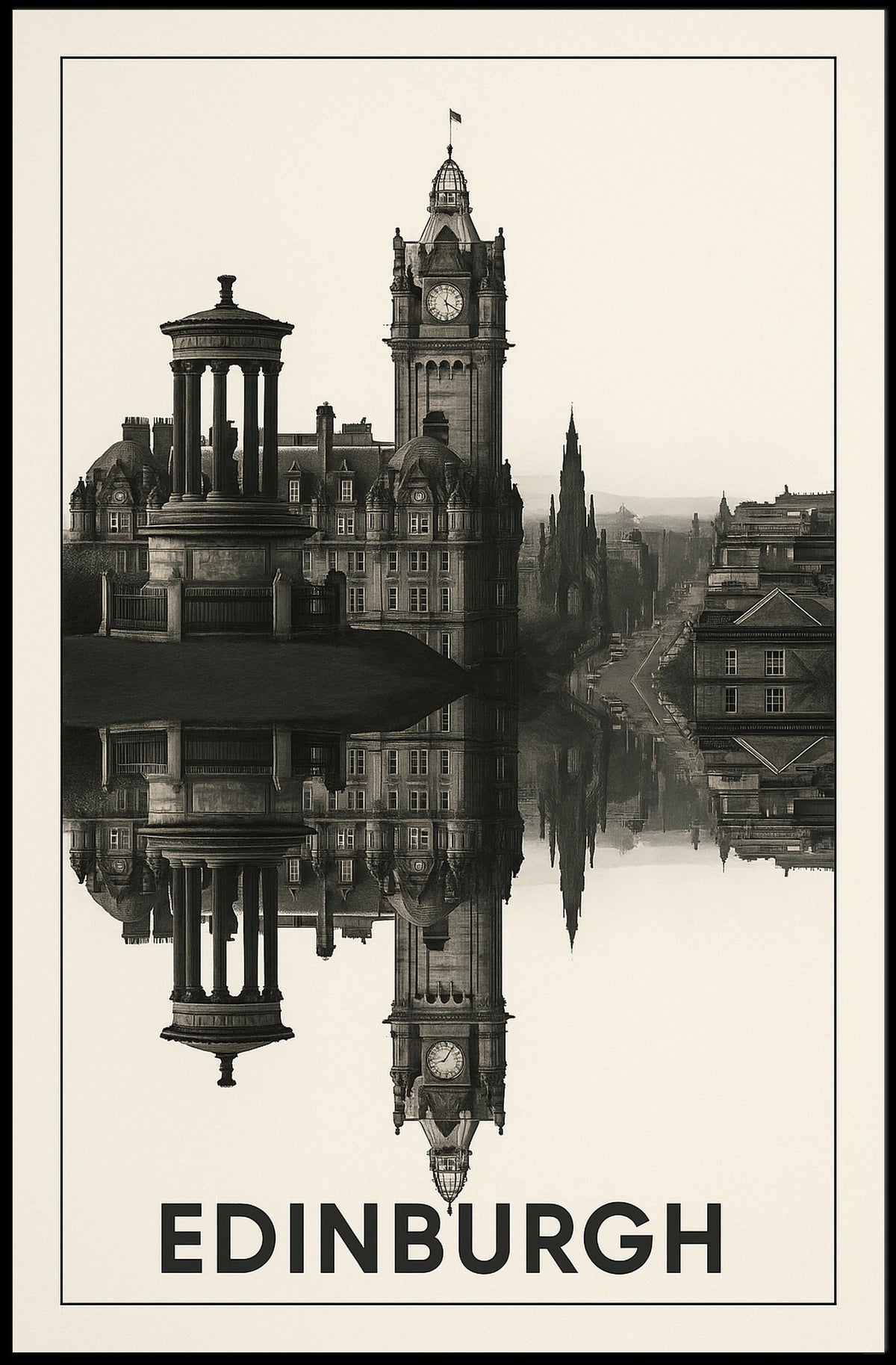 Edinburgh Reflections Poster