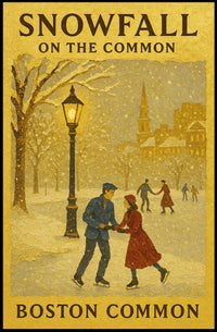 Snowfall On The Common Poster