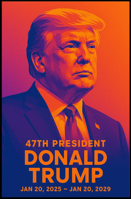 Trump Visionary Collector Vibrant Hues Pop Art Poster
