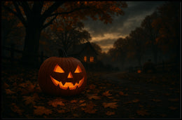 Halloween Night Gothic City Night Collector Poster