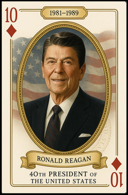 Ronald Reagan 40th President United States History Poster